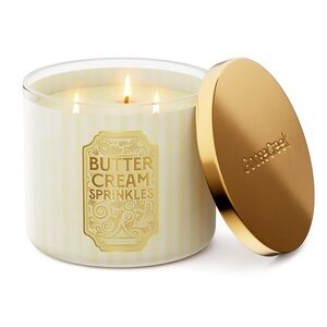 Goose Creek Butter Cream Sprinkles Scented 3 wick candle new